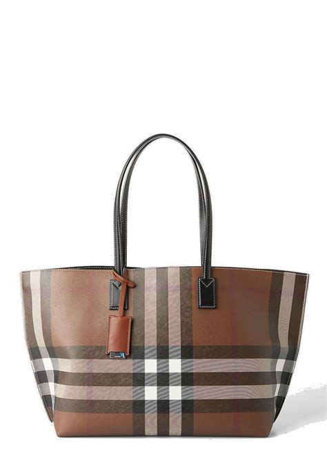 burberry check e canvas